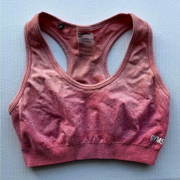 Gymshark Other - Gymshark Sports Bra Women’s Size Small S‎ Tonal Ombre Color w/ Pink Orange Shift
